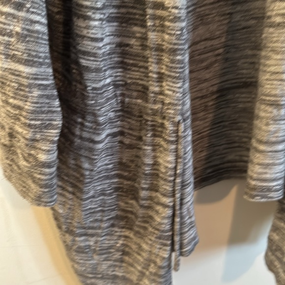 Heather Grey Addition Elle Hooded Cardigan (4X) - Picture 5 of 5